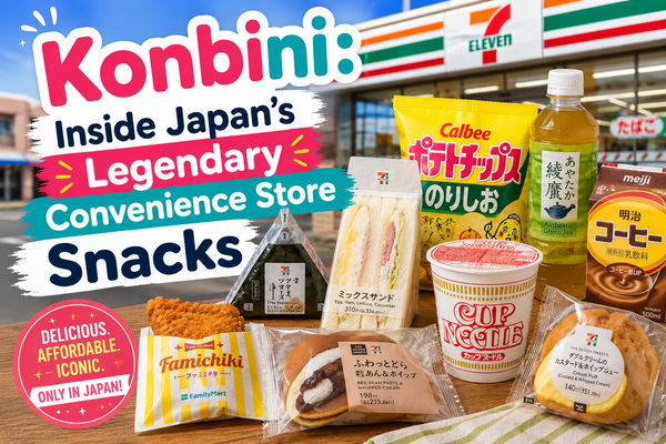 Konbini: inside Japan's legendary convenience store snacks - onigiri, sandos, Famichiki, Cup Noodle and more