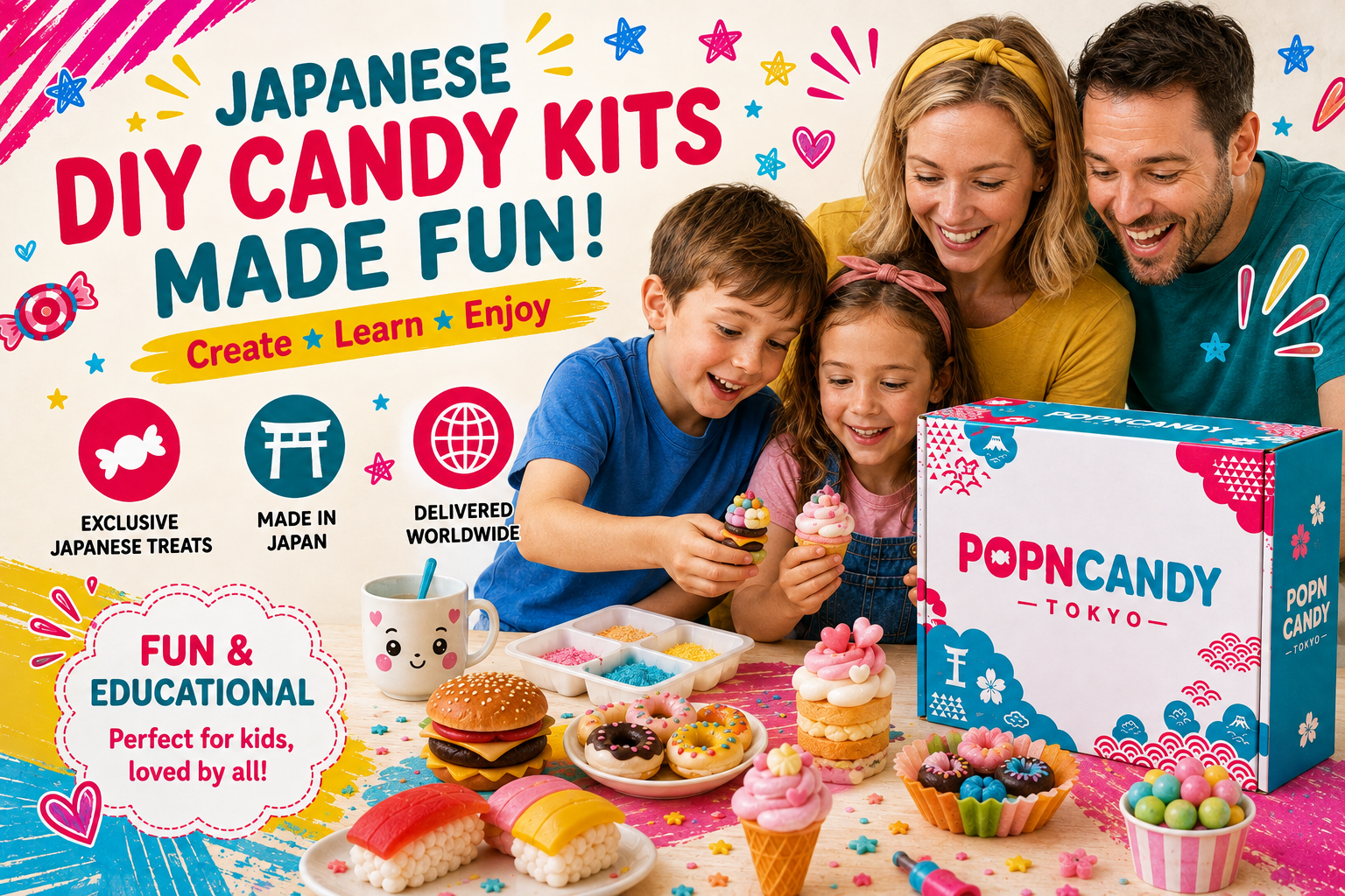 Candy Pop 未開封 初回プレス 5枚セット PopnCandy Tokyo | Japanese DIY Candy Kits & Monthly Box