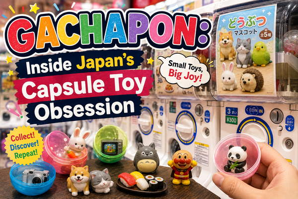 Gachapon: Inside Japan's capsule toy obsession - capsule machines and miniature toys