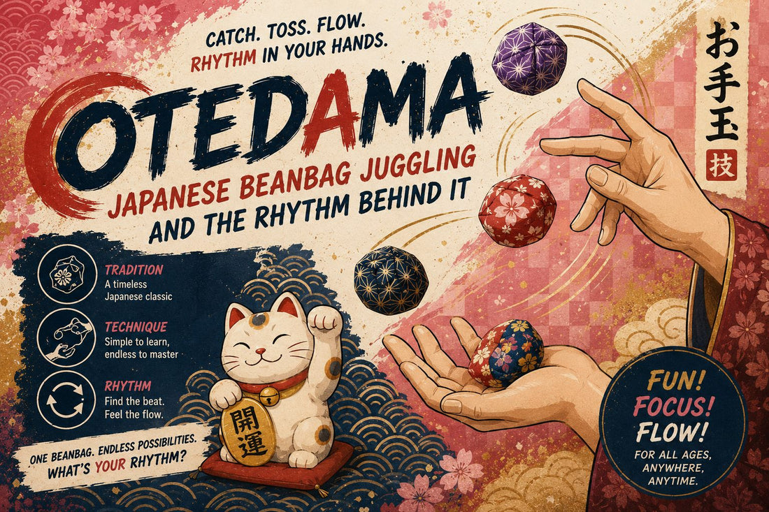 Otedama Japanese beanbags tossed by hand