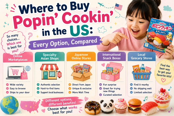 Where to buy Popin' Cookin' in the US — Online Marketplaces, Specialty Asian Shops, Japanese Online Stores, International Snack Boxes and Local Grocery Stores compared