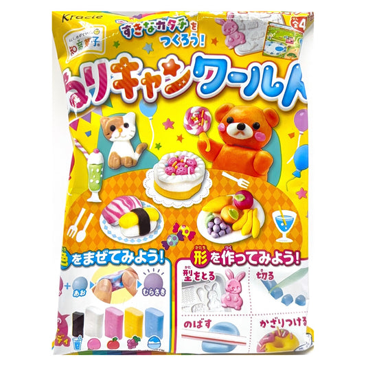 Neri Can World kneading candy kit by Kracie, Japanese package front