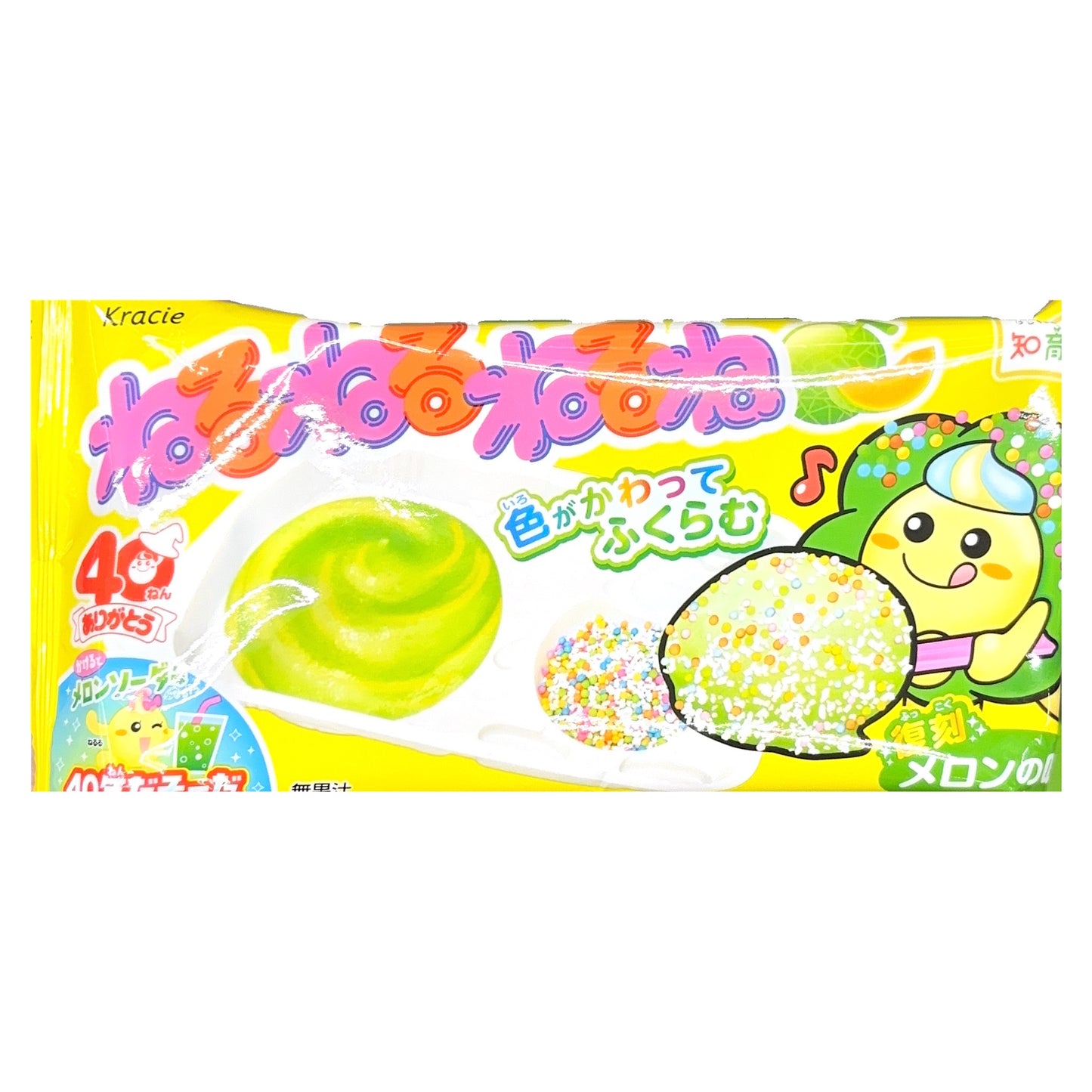 Nerunerunerune 復刻メロンの味 by Kracie, Japanese package front