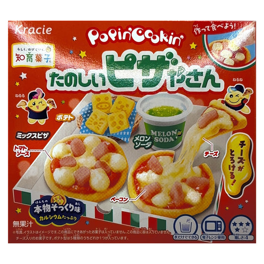 Popin' Cookin' Pizza Kit (Tanoshii Pizza-ya-san) by Kracie, Japanese package front