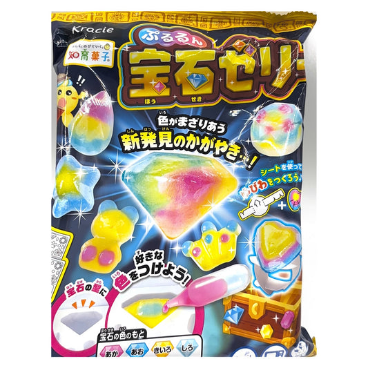 Pururun Hoseki Jelly jewel jelly kit by Kracie, Japanese package front
