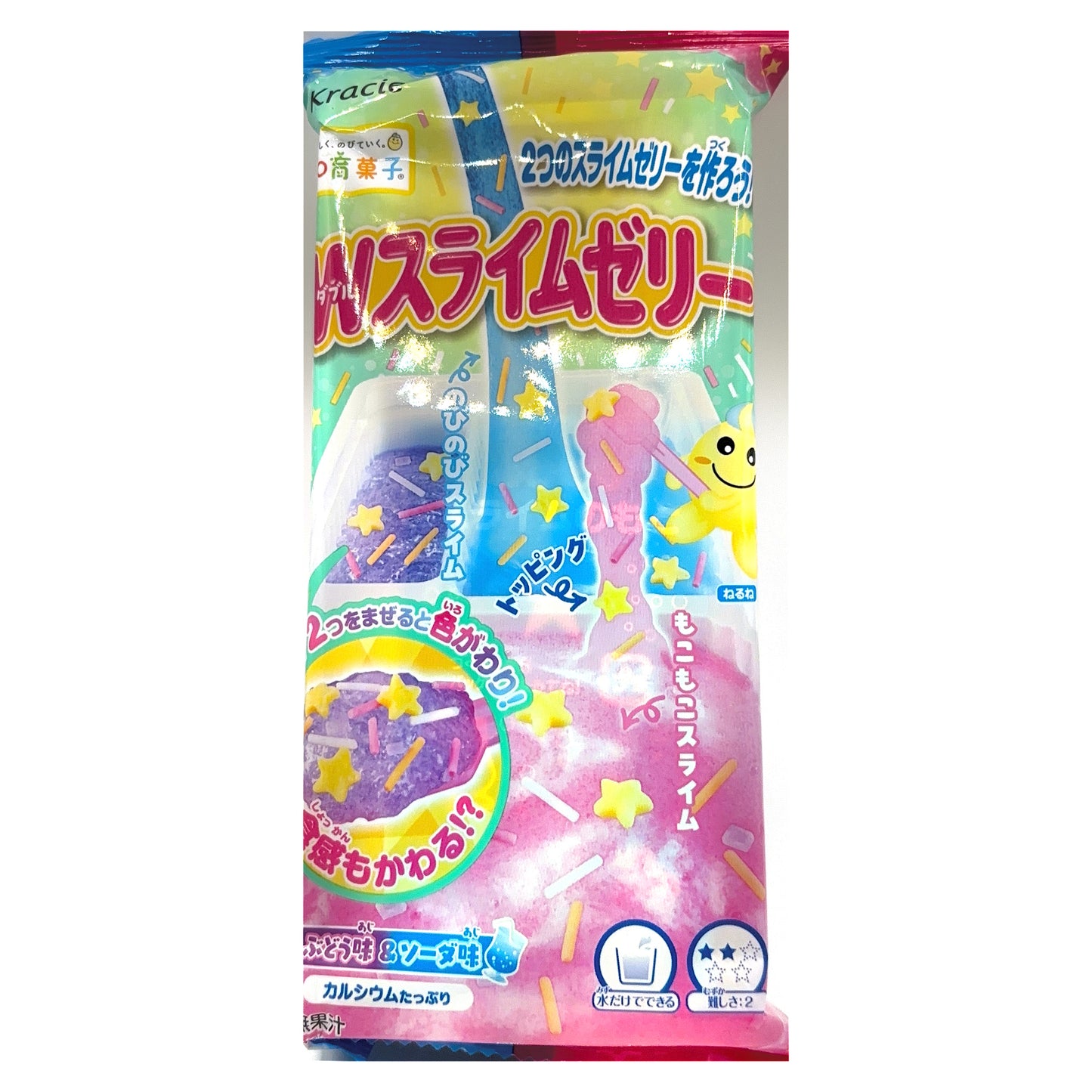 W Slime Jelly Wスライムゼリー kit by Kracie, Japanese package front