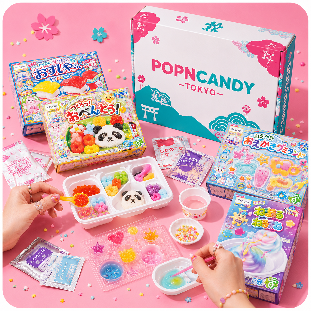 DIY Japanese candy kits