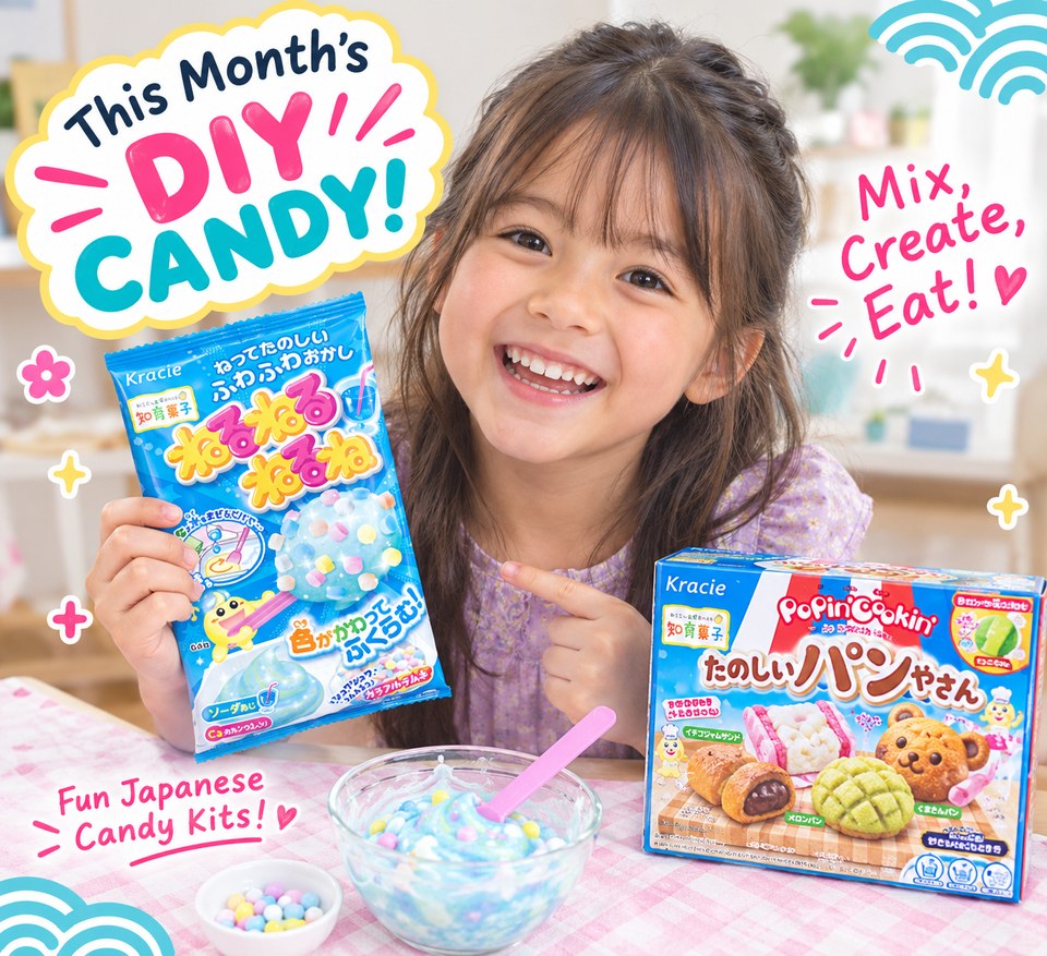 This month's Japanese DIY candy kits